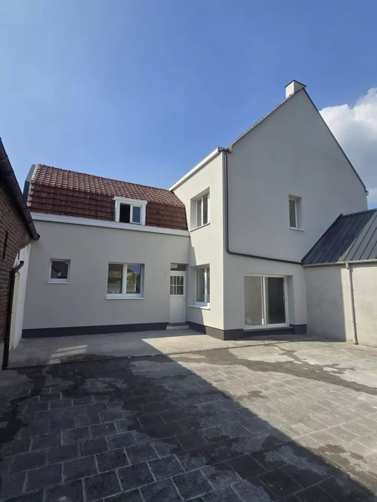 Gevelisolatie en crepi Lierde